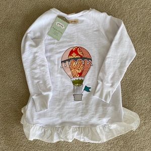 NWT Girls Hi-Low Balloon Sweatshirt